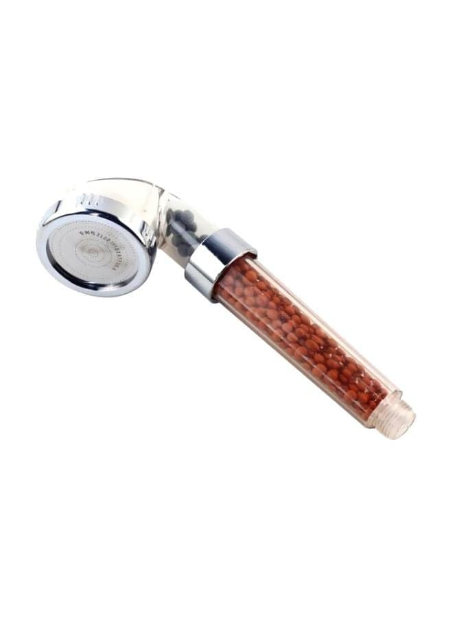 3-Piece Shower Head Filter Silver/Clear