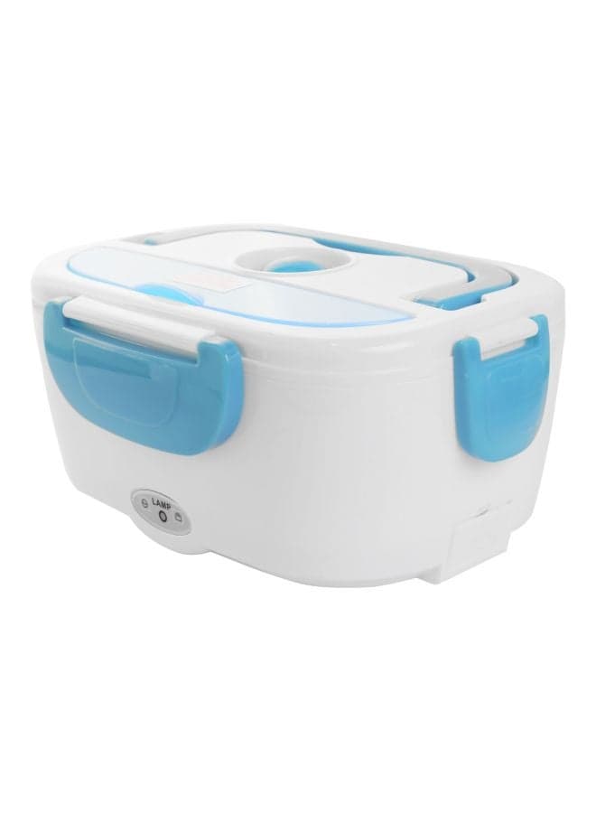 Portable Electric Lunch Box Blue/White 1.2Liters
