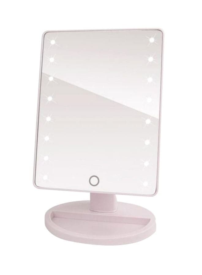 Makeup Mirror With LED Light White