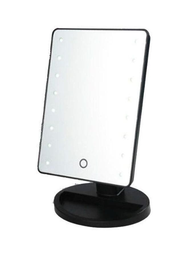 Makeup Mirror With LED Light Black