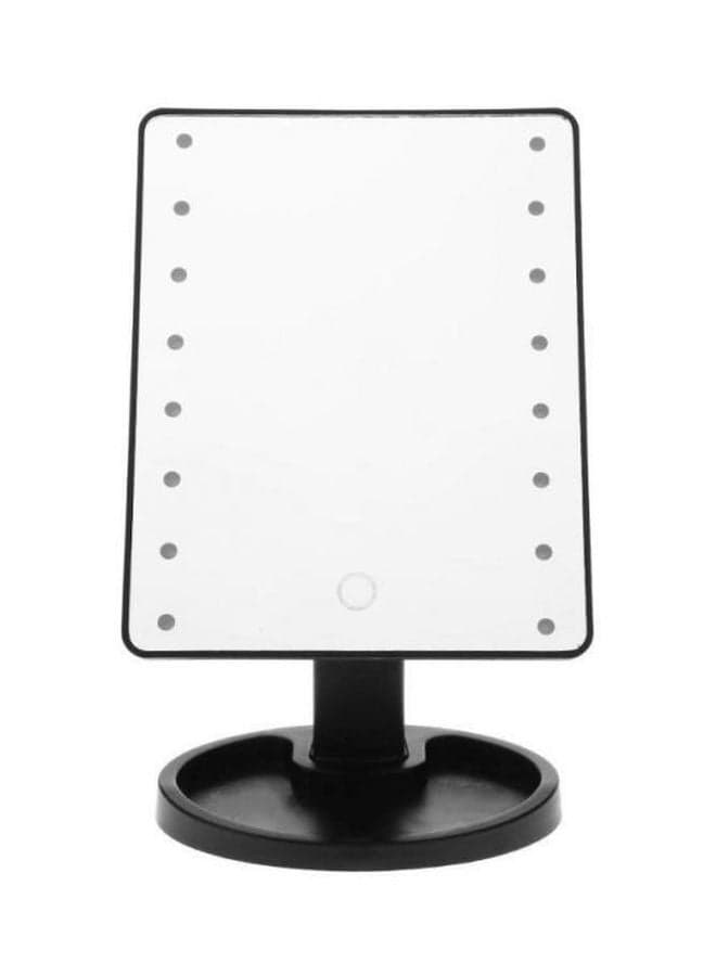 Makeup Mirror With LED Light Black