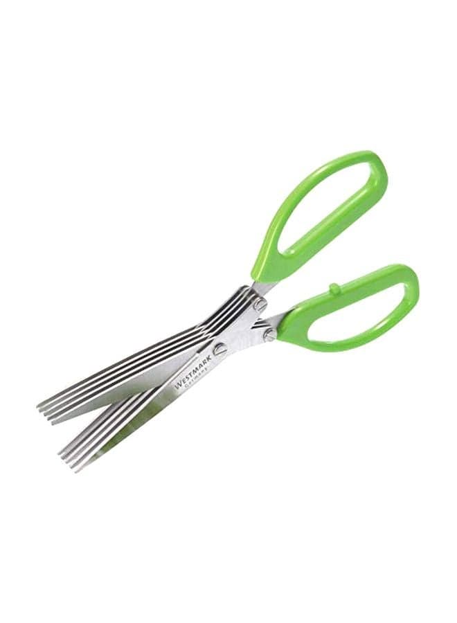 Vegetable Cutting Scissor Silver/Green