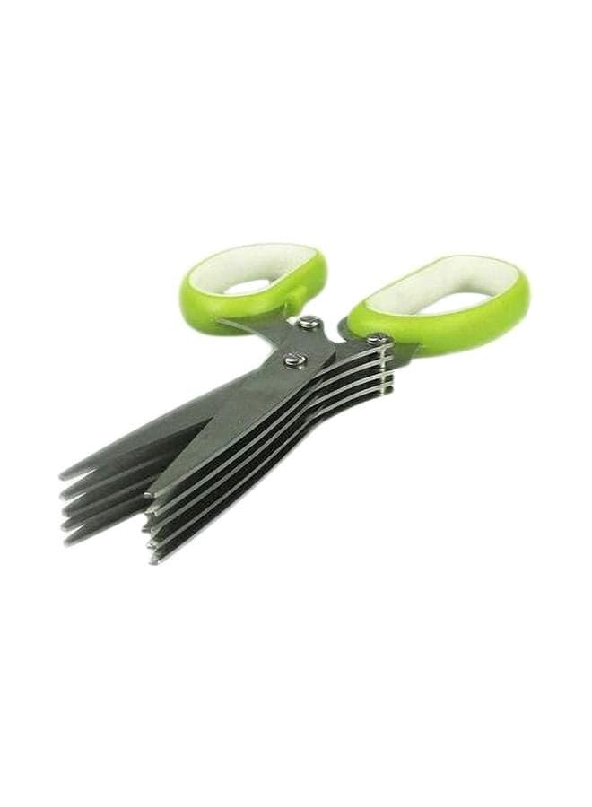 Multifunctional Vegetables Scissors Green/Silver