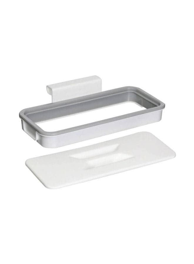 Wall Mounted Garbage Bag Holder White 5x20cm