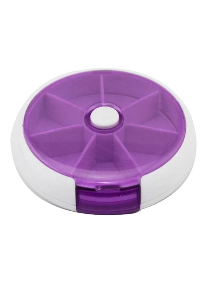 7-Compartment Pills Organizer Multicolour