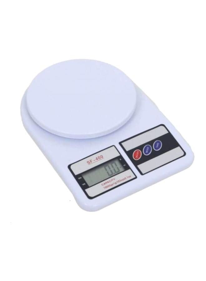 Electronic Digital Kitchen Scale White