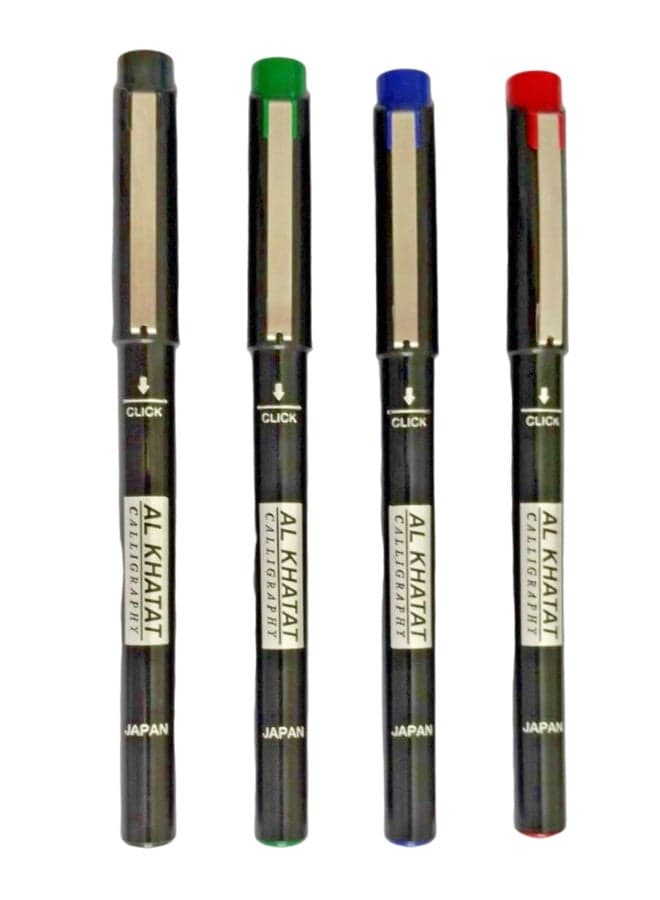 4-Piece Calligraphy Pen Set Multicolour