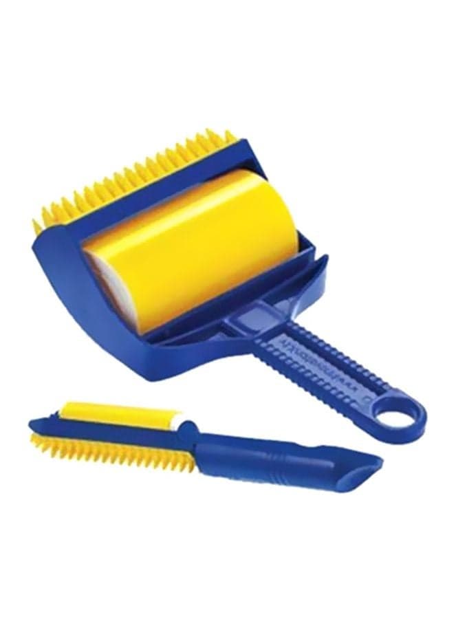 Sticky Buddy Lint Roller With Built-In Fingers Yellow/Blue