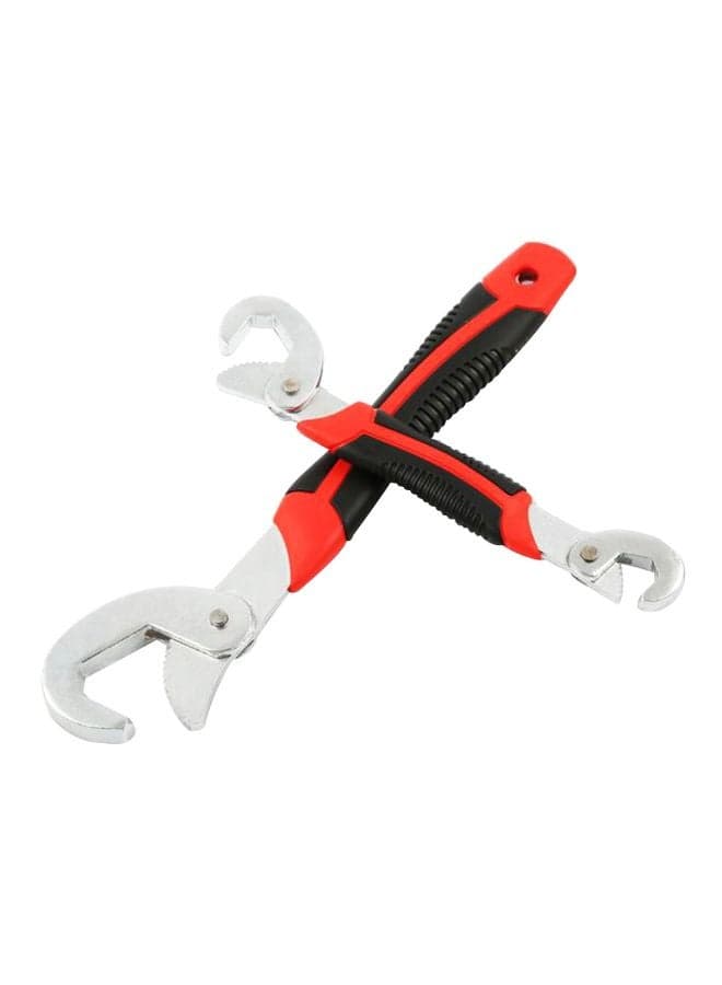 2-Piece Snap 'N Grip Wrench Set Red/Black/Silver Sep-32mm
