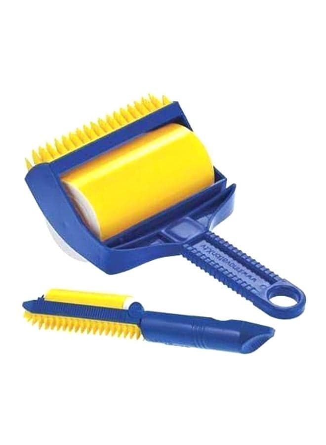 Sticky Roller With Built In Fingers Blue/Yellow
