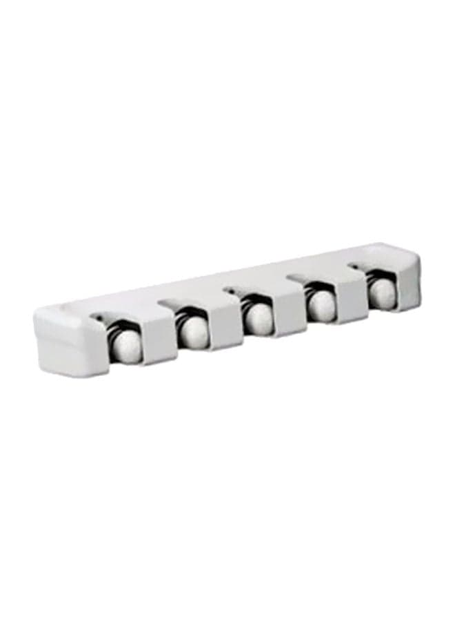 Wall Mount Mop Holder Grey 41x6x8cm