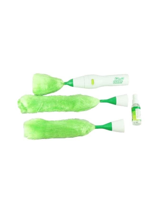 Multifunctional Electric Feather Duster Green/White