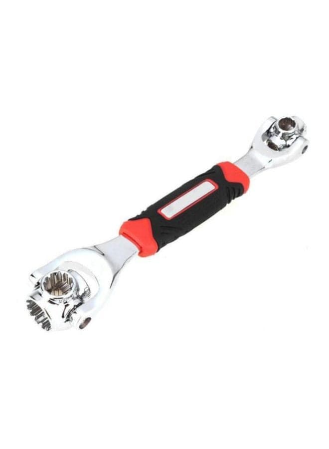 48-In-1 360 Degree Rotating Head Socket Wrench Silver/Black/Red 25x5x4cm