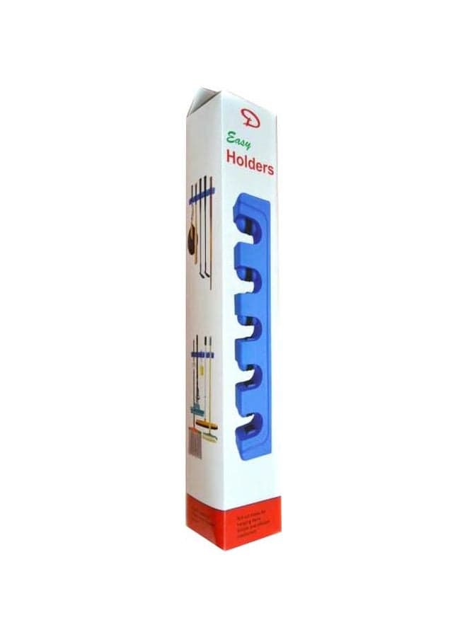 Wall Mount Mop And Broom Holder Blue 40x5cm