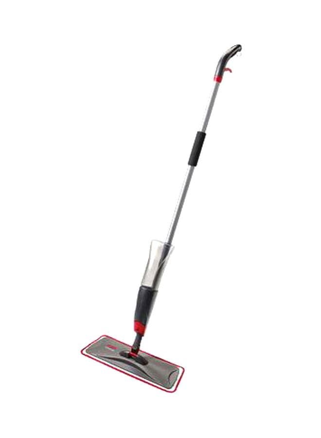Microfiber Spray Mop Black/Red 6.25x5.75x54.5inch