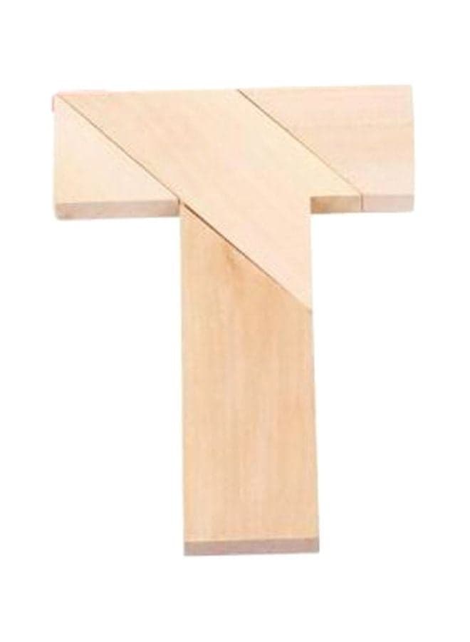 Geometric Shapes Letter T Jigsaw Puzzles