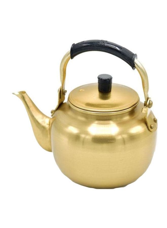 Aluminium Tea Kettle Gold/Black 0.7Liters