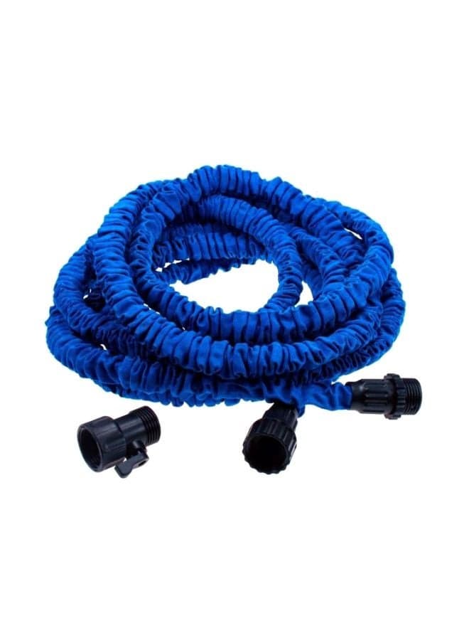 Expanding Water Hose With Sprayer Nozzle Blue/Black 75feet