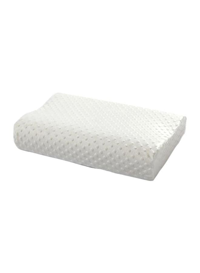 Memory Foam Pillow Foam White 35x10cm