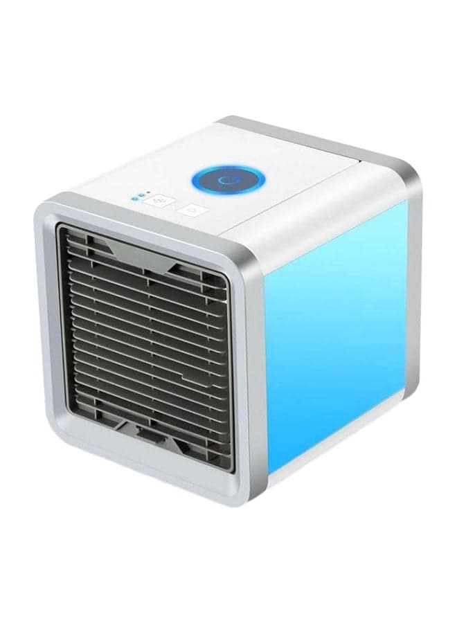 USB Mini Portable Air Cooler Blue/White/Silver