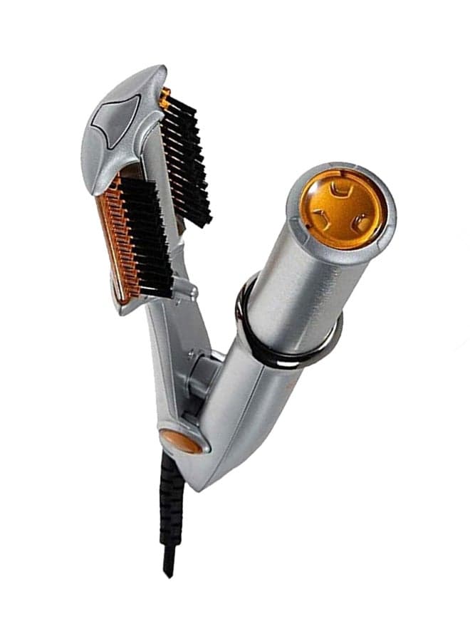 2 In 1 Temperature Controlled Hair Straightener White