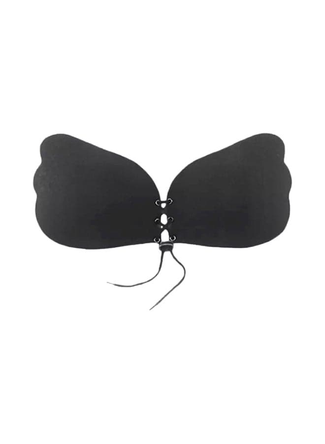 Silicone Push-Up Bra Black