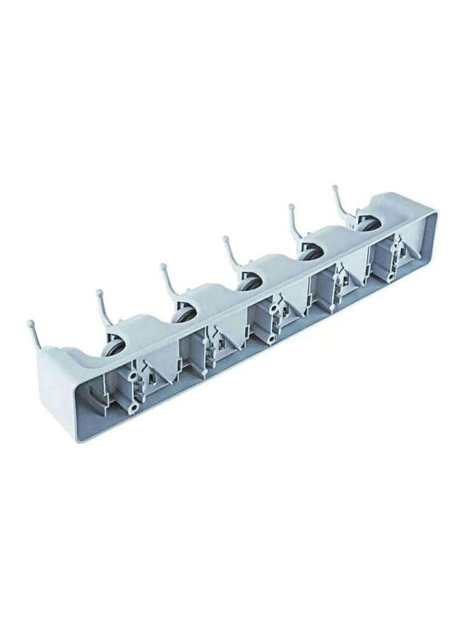 Broom Holder Organizer Grey