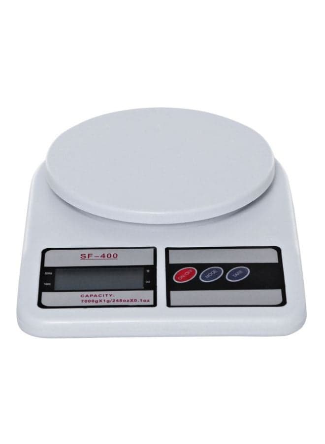 Electronic Kitchen Scale White/Black