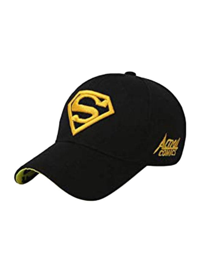 Fashion Logo Patterned Baseball Cap Yellow/Black
