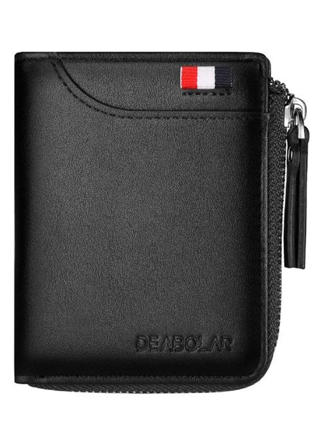 Retro Style Fashionable Wallet Black