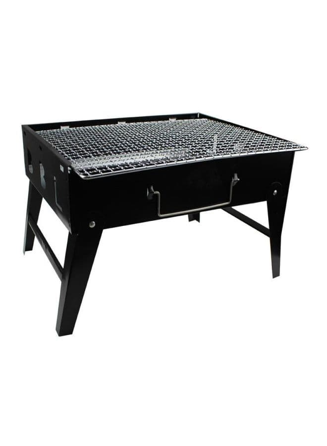 Portable Charcoal Barbeque Grill Black 35x27x20cm
