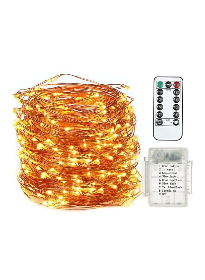 Solar String 100 LED Rope Light With 8 Modes Multicolour 12.50x6.00x8.00cm