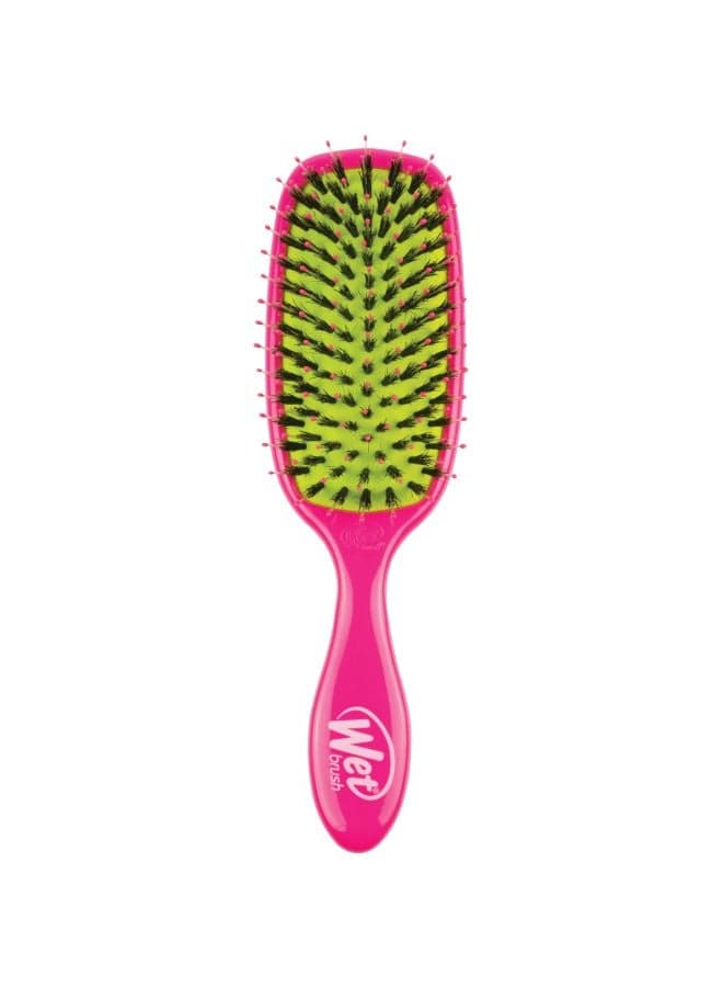 Hair Brush Pink/Green/Black