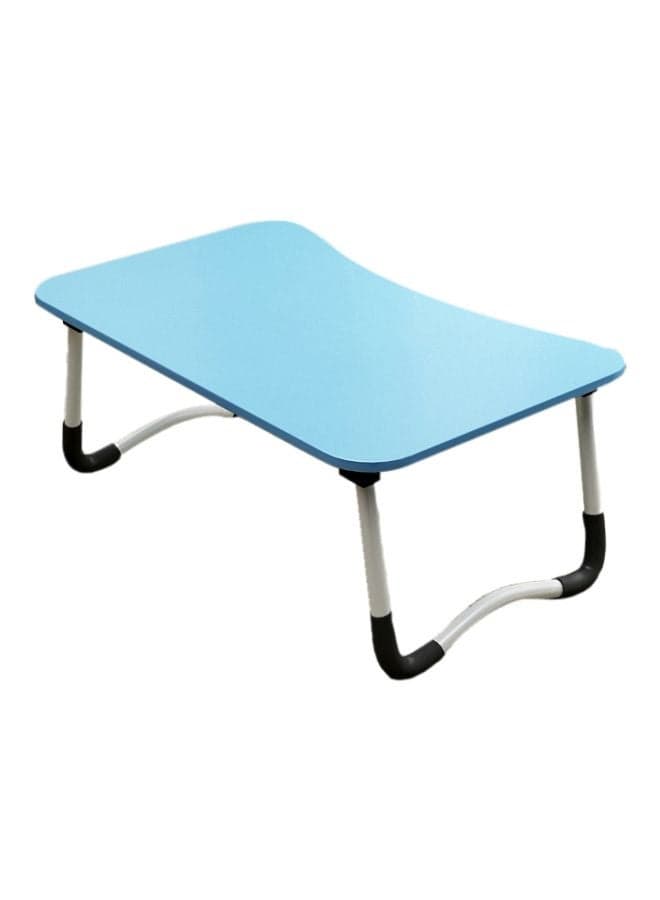 W-leg Type Foldable Lap Desk With Mat And Card Slot Blue/White/Black