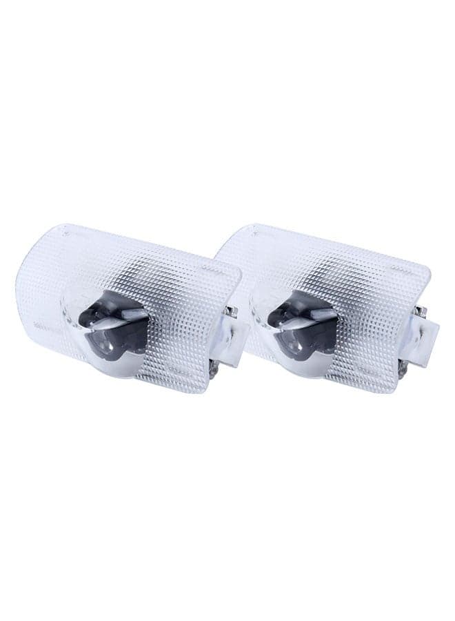 2-Piece LED Car Door Welcome Logo Car Brand 3D Shadow Light For Toyota