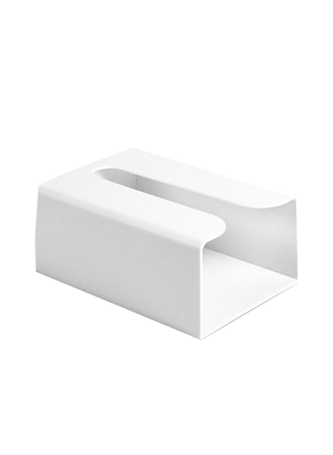 Wall Mounted Paper Towel Holder White 19.5x8.5x13.5centimeter