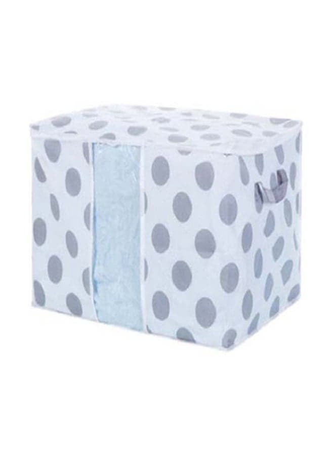 Fabric Printed Cotton Storage Bag Multicolor 42x50x27cm