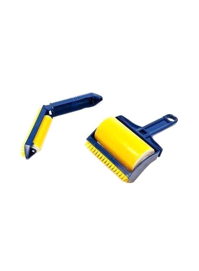 2-Piece Reusable Sticky Picker Blue/Yellow 12x7x20cm