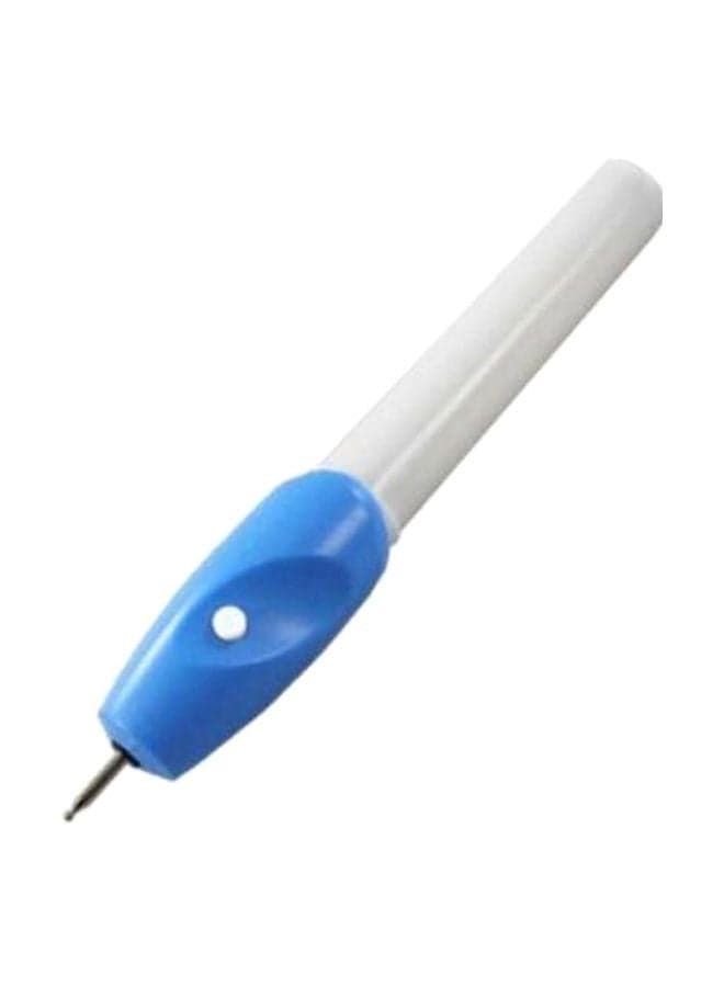 Electric Engraver Pen Blue/White