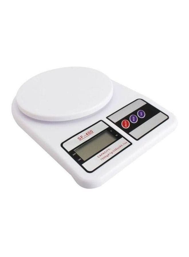 Digital Kitchen Scale White/Black