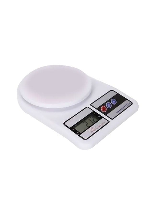 Digital Kitchen Scale White/Black