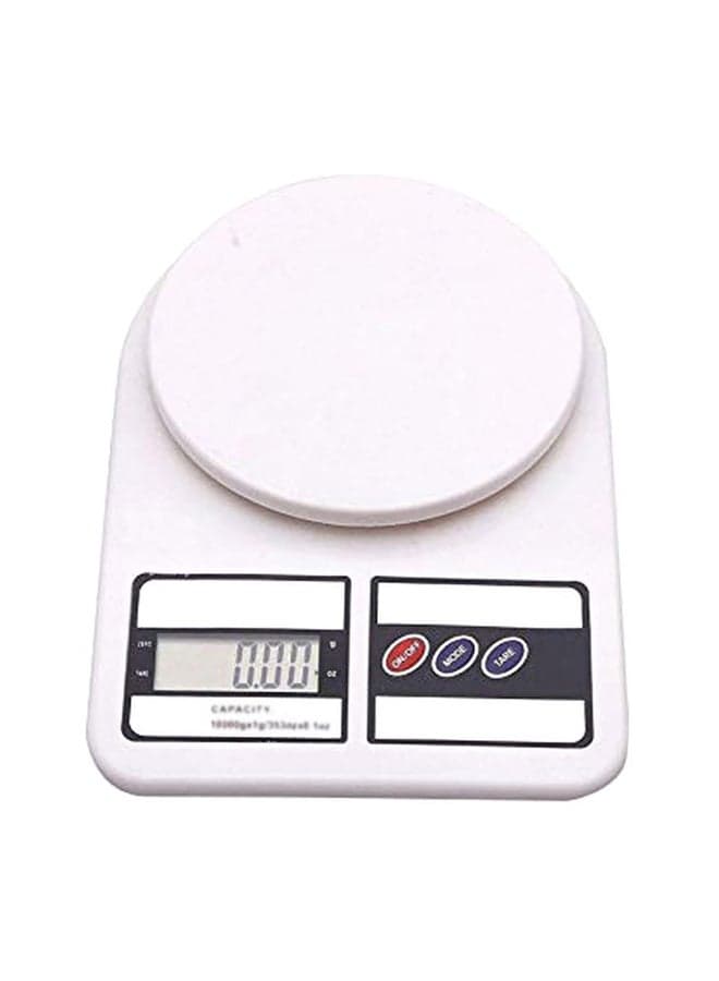 Digital Kitchen Scale White