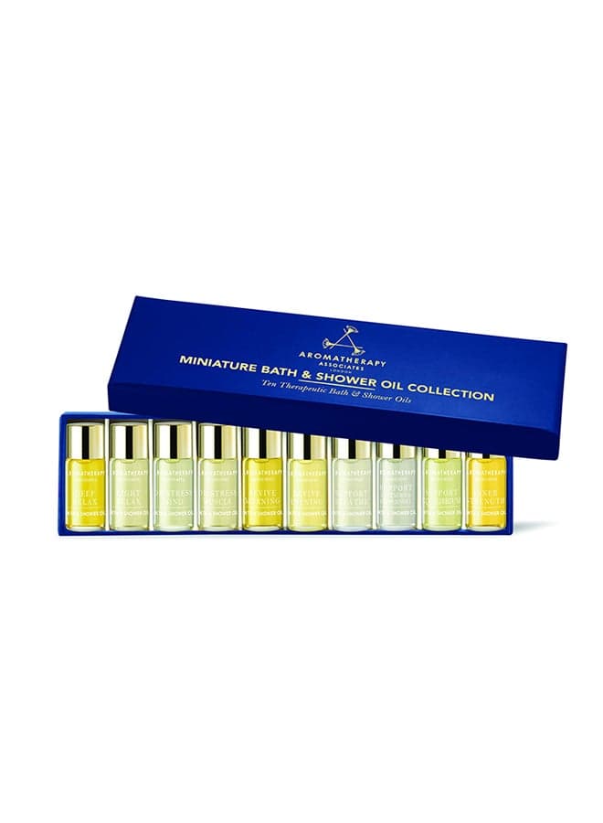 Miniature Bath And Shower Oil Collection, Pack Of 10