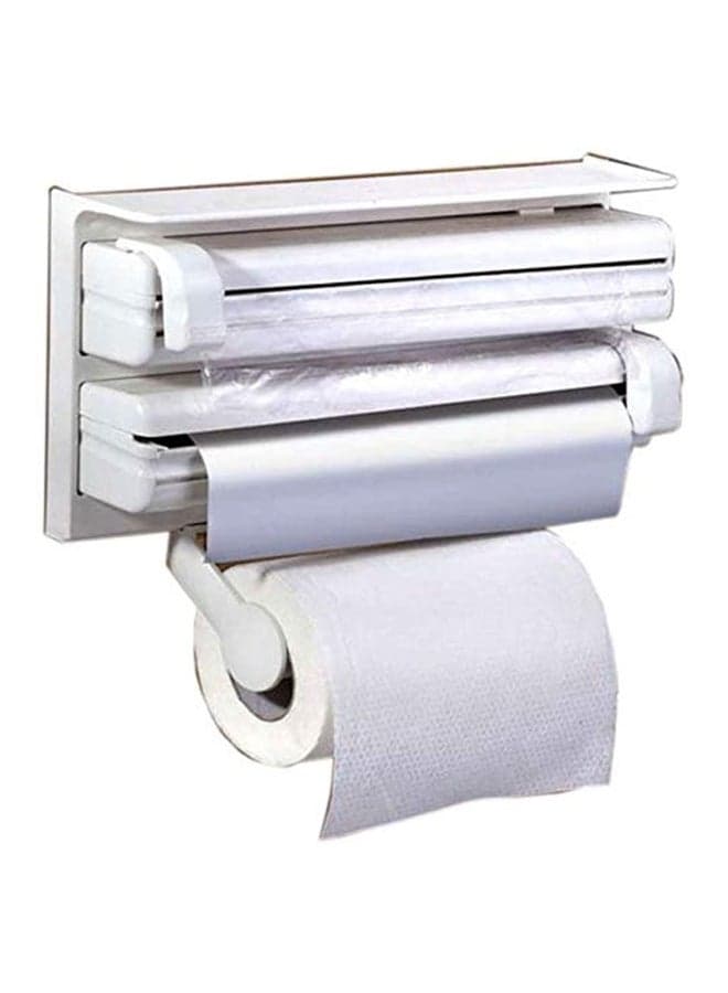 Triple Paper Dispenser White