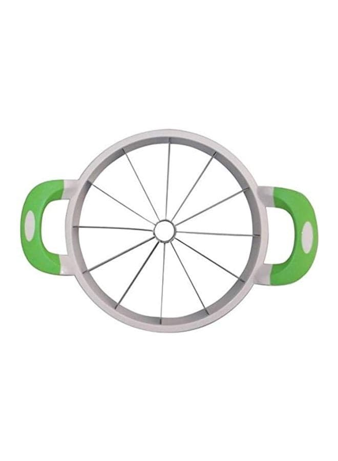 Plastic Watermelon Slicer Silver/Green