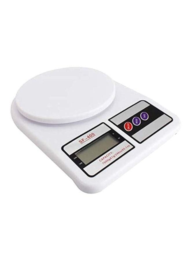 Electronic Kitchen Scale White