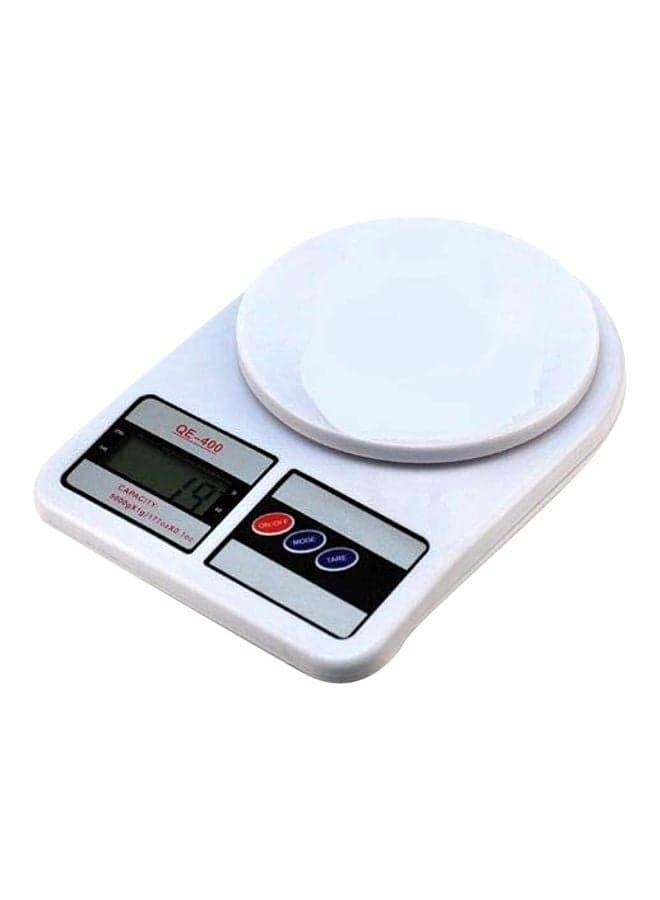Electronic Kitchen Scale White