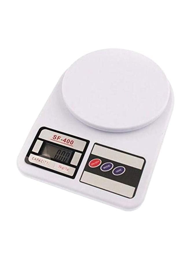 Electronic Kitchen Scale White