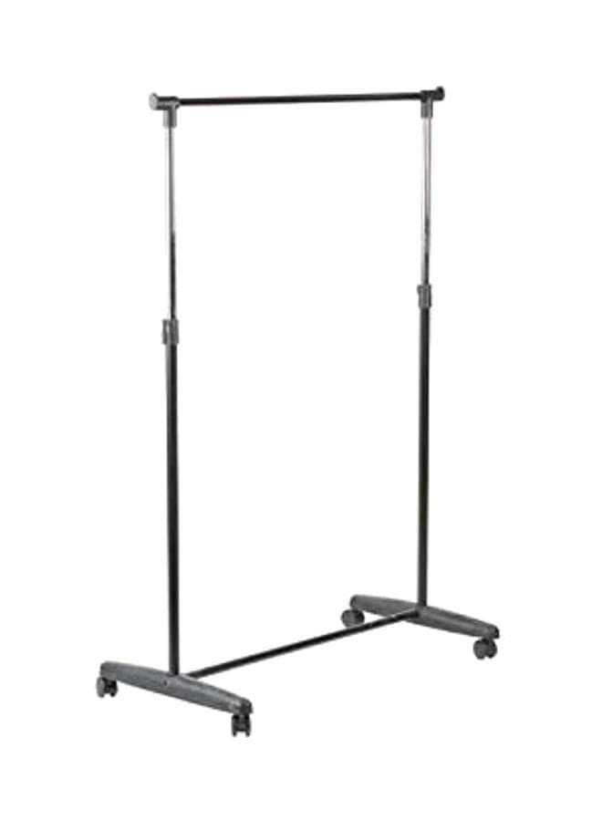 Single Pole Cloth Rack Silver/Grey