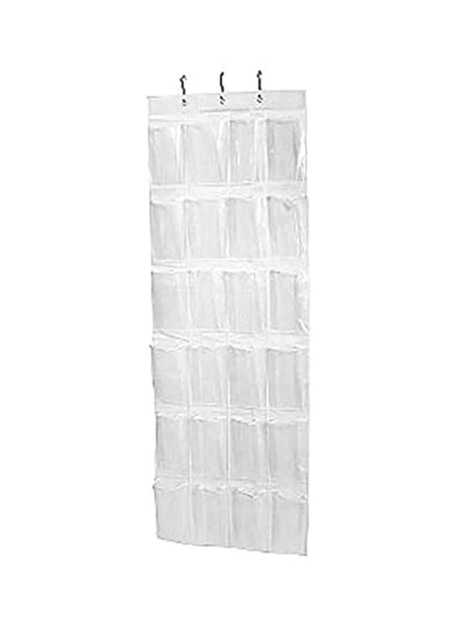 Over The Door Shoe Organizer Clear 1.6 x 10.3 x 6.6inch